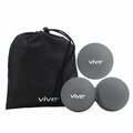 Vive Health Lacrosse Ball Set RHB1021GRY